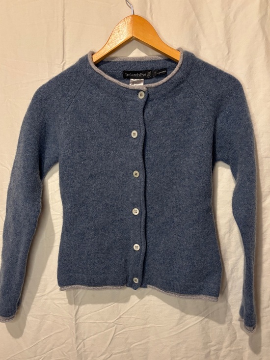 Sweaters - Wool Cashmere button down cardigan- made in Ireland